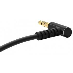 Dudao angled cable AUX mini jack 3.5mm cable 1m black (L11 black) (universal)