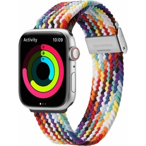 Dux Ducis Strap (Mixture II Version) strap Apple Watch Ultra, SE, 9, 8, 7, 6, 5, 4, 3, 2, 1 (49, 45, 44, 42 mm) braided band bracelet rainbow (universal)