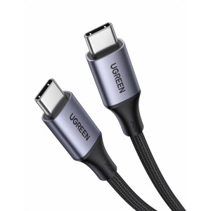 Ugreen US535 USB-C / USB-C PD cable 240W 5A 1m - gray (universal)