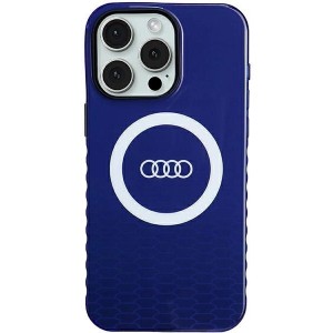 Audi IML Big Logo MagSafe case for iPhone 15 Pro Max - blue (universal)