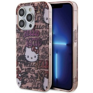 Hello Kitty IML Tags Graffiti case for iPhone 15 Pro Max - pink (universal)