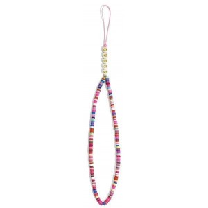 Guess pendant GUSTGMPP Phone Strap multicolor pink/multicolor pink Heishi Beads (universal)