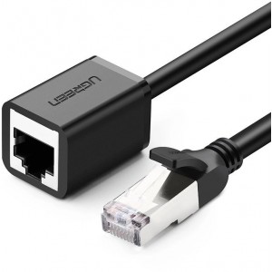 Ugreen extension cable Ethernet RJ45 Cat 6 FTP 1000 Mbps 2 m black (NW112 11281) (universal)