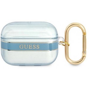 Guess GUAPHHTSB AirPods Pro cover blue/blue Strap Collection (universal)