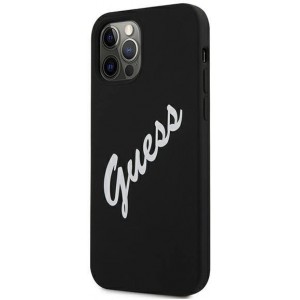Guess GUHCP12LLSVSBW iPhone 12 Pro Max 6.7" black/white hardcase Silicone Vintage (universal)