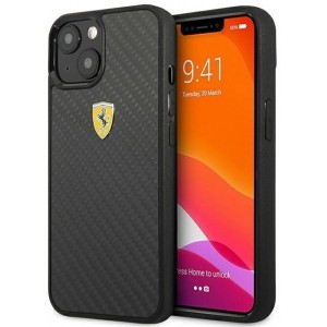 Ferrari FEHCP13SFCABK iPhone 13 mini 5.4" black/black hardcase On Track Real Carbon (universal)