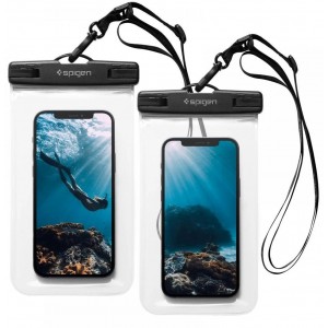 Spigen A601 UNIVERSAL WATERPROOF CASE 2-PACK CRYSTAL CLEAR (universal)