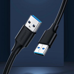 Ugreen cable USB 2.0 cable (male) - USB 2.0 (male) 0.5 m black (US128 10308) (universal)