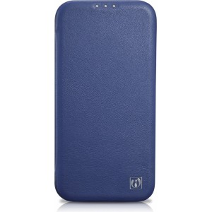 Icarer CE Premium Leather Folio Case iPhone 14 magnetic flip case MagSafe blue (WMI14220713-BU) (universal)