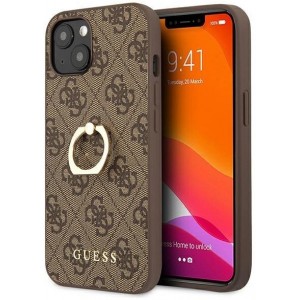 Guess GUHCP13S4GMRBR iPhone 13 mini 5.4" brown/brown hardcase 4G with ring stand (universal)