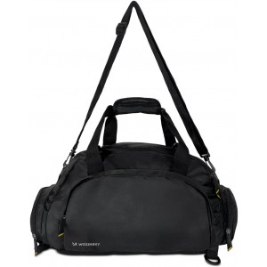 Wozinsky Travel Sports Bag Backpack Hand Luggage Bag 40x20x25 cm for Airplane Black (WSB-B01) (universal)