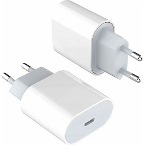 Apple Fast 30W USB-C wall charger USB type C GaN PD for iPhone Alogy cube White
