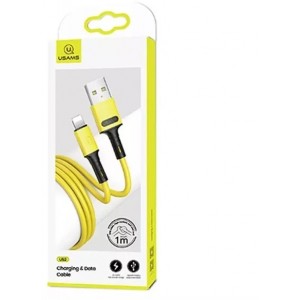 4Kom.pl USAMS Cable U52 lightning 2A Fast Charge 1m yellow