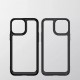 4Kom.pl Outer Space Case for iPhone 13 Pro Max hard cover with a gel frame black