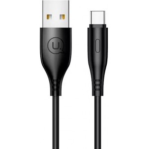 4Kom.pl USAMS Cable U18 USB-C 2A Fast Charge 1m black