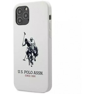 U.s. Polo US Polo USHCP12LSLHRWH Phone Case for Apple iPhone 12 Pro Max white/white Silicone Collection