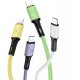 4Kom.pl USAMS Cable U52 lightning 2A Fast Charge 1m yellow