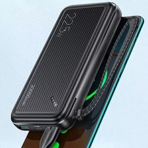 Usams Powerbank PB60 20000mAh 22.5W 2xQC3.0 PD Fast Charge czarny/black 20KCD16801 (US-CD168)