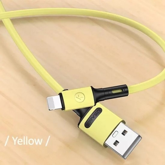 4Kom.pl USAMS Cable U52 lightning 2A Fast Charge 1m yellow