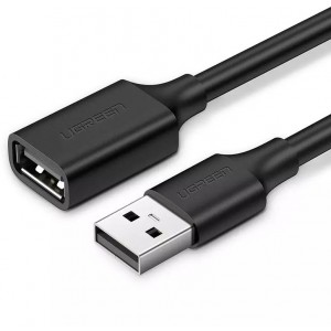 Ugreen cable USB (female) - USB (male) adapter cable 2m black (10316)
