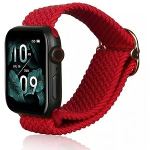 Producenttymczasowy Beline Textile Smartwatch Strap for Apple Watch 42/44/45/49mm Red/Red