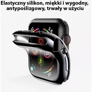 Usams protective case for Apple Watch 4/5/6/SE 44mm Black