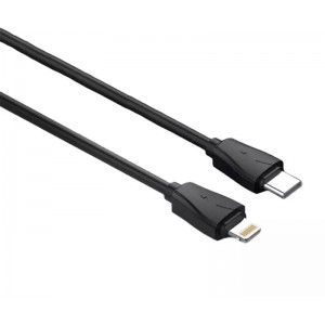 Producenttymczasowy LDNIO C510Q USB car charger, USB-C cable USB-C - Lightning