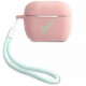 Guess GUACAPLSVSPG AirPods Pro cover rose green/pink green Silicone Vintage