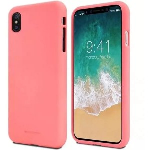 4Kom.pl Mercury Soft phone case for iPhone 14 Pro pink/pink