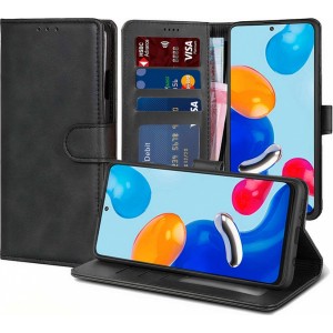 4Kom.pl Wallet phone case for Xiaomi Redmi Note 12 5G / Poco X5 5G Black