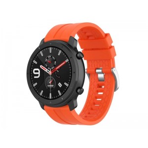 Alogy Rubber Alogy soft band universal sport strap for smartwatch 22mm Orange