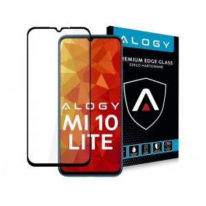 Alogy Glass Full Glue case friendly for Xiaomi Mi 10 Lite black