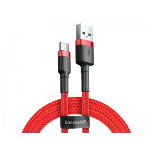 Baseus Cable Cafule USB-C Type C 2A 3m Red-black