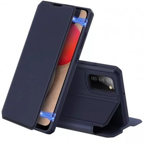 Dux Ducis Skin X holster cover with flip Samsung Galaxy A02s EU blue