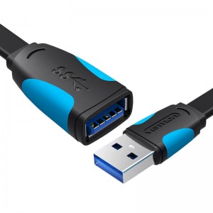 Vention Flat USB 3.0 extender Vention VAS-A13-B100 1m Black