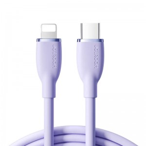 Joyroom Cable Colorful 30W USB C to Lightning SA29-CL3 / 30W / 1,2m (purple)
