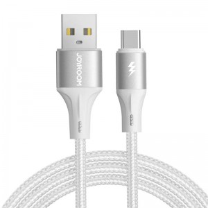 Joyroom Cable Light-Speed USB to USB-C SA25-AC3 / 3A / 2m (white)