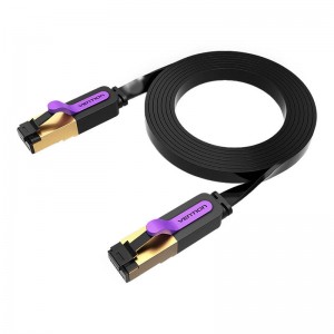 Vention Flat UTP Category 7 Network Cable Vention ICABH 2m Black