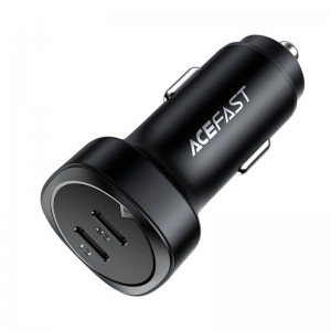 Acefast Car Charger Acefast B2, 72W, 2x USB-C (black)
