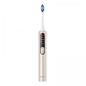 Bitvae Sonic toothbrush with app, tips set and travel etui S3 (champagne gold)