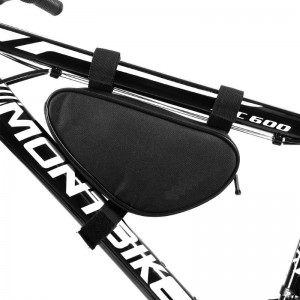 Wozy 11BK Dubultās fiksācijas soma uz velosipēda rāmja 1.5L Black