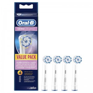 Braun Oral-B EB 60-4 toothbrush head 4 pc(s) Blue  White