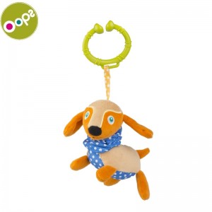 Oops Dog Piekaramā vibrējoša attīstoša rotaļlieta bērniem no 3m+ (36x8x12cm) Krāsaina 11014.22