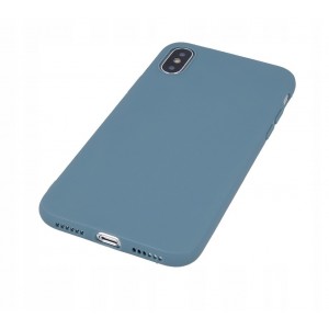 Riff Matt sērijas silikona maks priekš Huawei P40 Gray blue