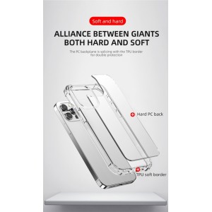 Riff 0.5 mm Telefona Aizmugures Maks-Apvalks Anti Shock priekš IPhone 13 PRO MAX Caurspīdīgs