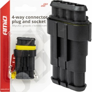 Amio Connector plug and socket set