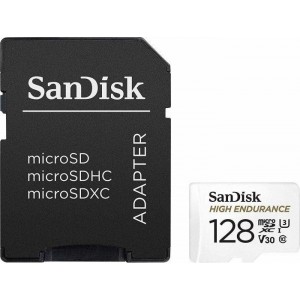 Sandisk High Endurance microSDXC 128GB V30 + Adapter Карта памяти
