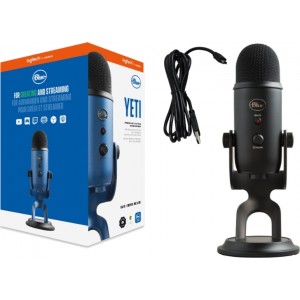 Blue Yeti Blackout Galda mikrofons