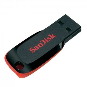 Sandisk Pendrive 64GB USB 2.0 Cruzer Blade Zibatmiņa