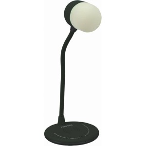 Promate LumiQi LED Galda Lampa ar Bezvadu uzlādi un Bluetooth skaļruni